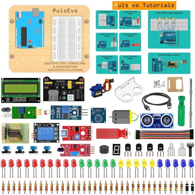 PulsEvo Arduino Uno Student DIY Coding Kit - View 1