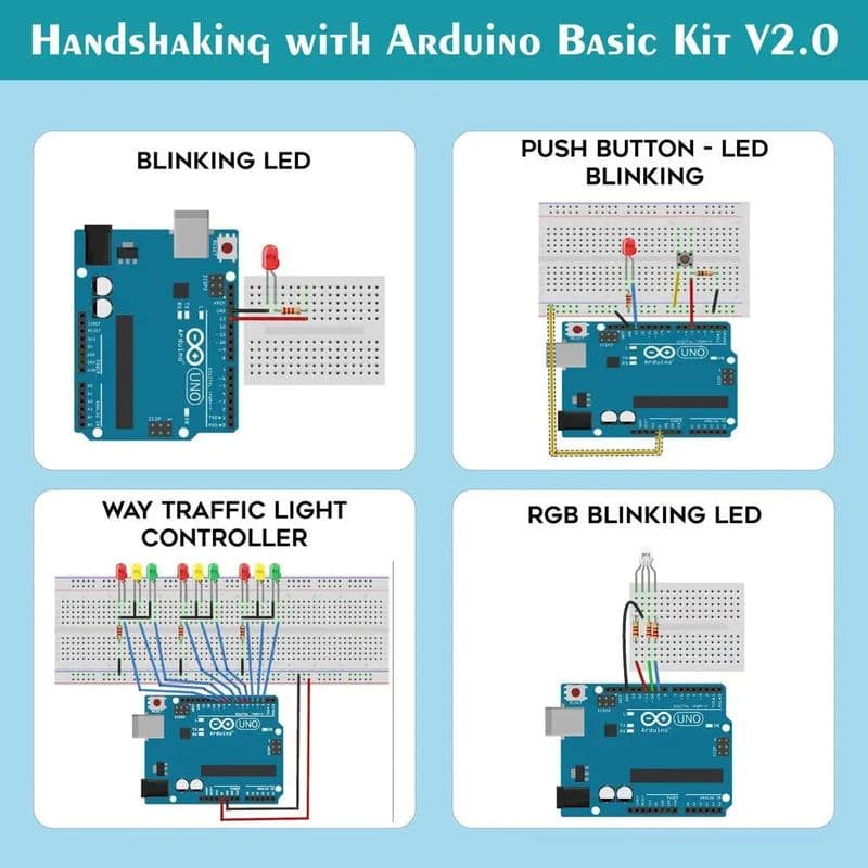 Handshaking with Arduino Kit V2.0 for Beginners - View 3