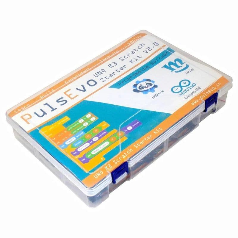 PulsEvo UNO R3 Scratch (Graphical Programming ) Starter Kit V2 Mixly M-block and Arduino IDE Compatible Codding kits for kids - View 3