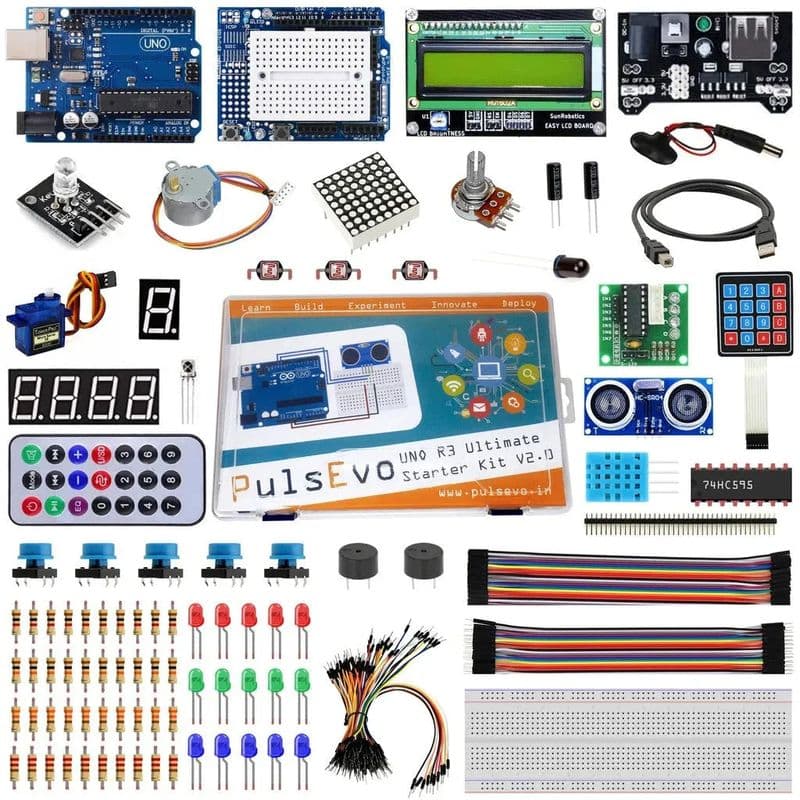 Arduino Kit - PulsEvo UNO R3 Ultimate Starter Kit V2 - View 1