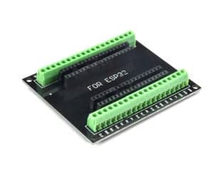 Black ESP32 Breakout Board for 38PIN ESP32 Development Board - View 1