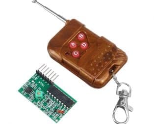 4 Channel Wireless Four Button RF Remote Control Transceiver Module (Mode: Non Locking) - View 1