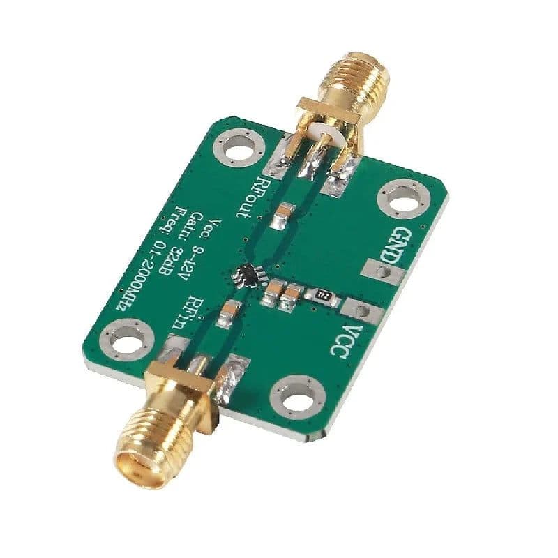 0.1-2000mhz RF Wideband Amplifier Gain 30db Low-Noise Amplifier LNA Board Module - View 3
