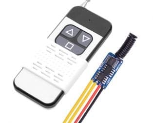 Up Down Stop Forward Reverse Wireless Mini Motor Remote Switch Controller DC 12V - View 1