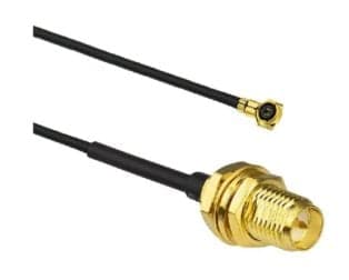 25CM RP-SMA Female to IPEX1 Connector Cable Thread 13mm RG1.13 - View 1