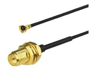 15CM RP-SMA Female to IPEX1 Connector Cable Thread 13mm RG1.13 - View 1