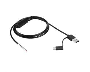 INSKAM USB and Android OTG Endoscope 3in1 Borescope 3.9mm Ultra thin Waterproof Inspection Snake Camera with LED Light - View 1