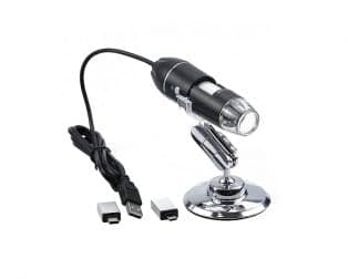 500X 3 in 1 USB Digital Microscope Camera Endoscope 8LED Magnifier with Stand 3-in-1 Type-c Electronic Magnifier Endoscope - View 1