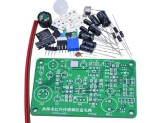 Orange -Human body sensing IR pyroelectric infrared sensor anti-theft alarm electronic kit students electronic principle study HC-SR501 - View 1
