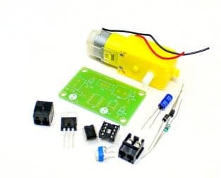 Orange DIY LM555 Based Motor Speed Controller - View 1