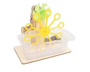 DIY Science Toy Electric Bubble Machine for Kids Without Battery - View 1