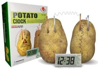 Creative LED Alarm Clock by Potato Lemon Fruit Soft Drink - View 1
