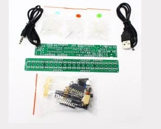 DC3-12V DIY Kit LM3914 LED Audio Spectrum Indicator Red/Green/Blue LED Level Indicator - View 1