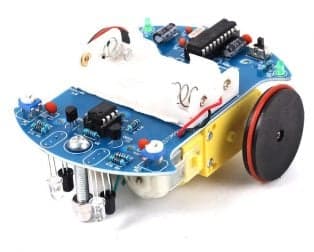 DIY D2-2 Intelligent Line follower/Tracking Smart Car Kit - View 1