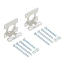 Pololu 2670 / 2671 Stamped Aluminum L-Bracket Pair for Plastic Gearmotors - View 1