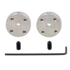 Pololu 1079 Universal Aluminum Mounting Hub - 2-56 Holes - View 1