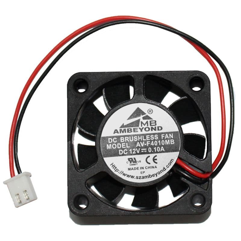 3D Printer Cooling fan 4010 with 2Pin Dupont Wire Cooler 30cm Wire DC 12V - View 2