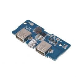 Dual Micro USB 3.7v to 5V 2A Mobile Power Bank DIY 18650 Lithium Battery Charger PCB Board Boost Step Up Module - View 1
