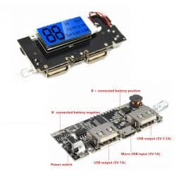 Dual USB 5V 1A 2.1A Mobile Power Bank 18650 Battery Charger PCB Module Board - View 1