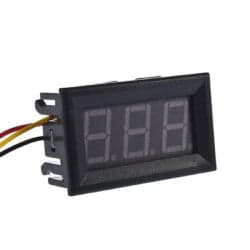 0-100V (99.9V) DC DIGITAL VOLTMETER PANEL DC .56 inch RED LED BIKE CAR - View 1