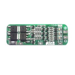 3S 11.1V 12V 12.6V 18650 lithium battery charge protection board 20A current anti-overcharge - View 1