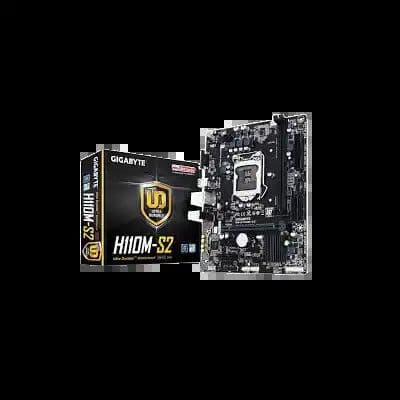 Gigabyte H110M-S2 Motherboard Support G4400 Processor, 7th Generation PC - View 1