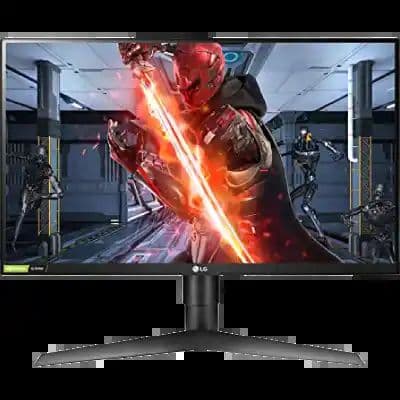 LG Ultragear 69 cm (27-inch) IPS FHD, G-Sync Compatible, HDR 10, Gaming Monitor with Display Port, HDMI x 2, Height Adjust & Pivot Stand, 144Hz, 1ms - 27GL650F (Black) - View 1