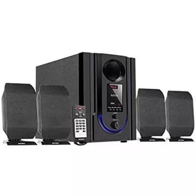 Intex IT-301 FMUB 60 Watt 4.1 Channel Wireless Bluetooth Multimedia Speaker (Black) - View 1