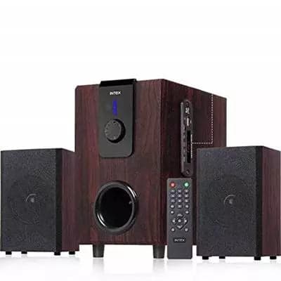 Intex 2.1 XV CHORAL TUFB 36 W Bluetooth Home Theatre (Brown, 2.1 Channel) - View 1