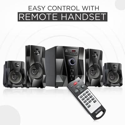 Intex 4.1 CRYSTAL FMUB 65 W Bluetooth Home Theatre (Black, 4.1 Channel) - View 1