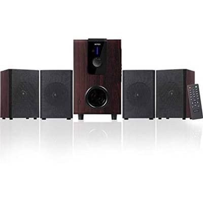 Intex Choral 15 Watt + 10 x 4 Watt 4.1 Channel Wireless Bluetooth Multimedia Speaker (Black) - View 1