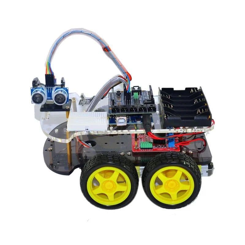 Multi-Functional 4WD Robot Car Chassis Kits UNO R3 For Robot Car Assembly - View 3