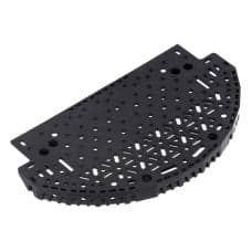 Pololu 3560 Romi Chassis Expansion Plate - Black - View 1