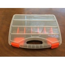 Plastic case with adjustable compartments - View 1