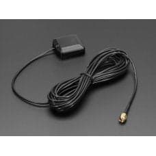 Adafruit 960 GPS Antenna - External Active Antenna - 3-5V 28dB 5 Meter SMA - View 1