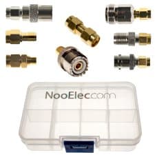 Nooelec SMA Adapter Connectivity Kit - Set of 8 RF Adapters for SMA-Input SDRs with Portable Carrying Case - View 1