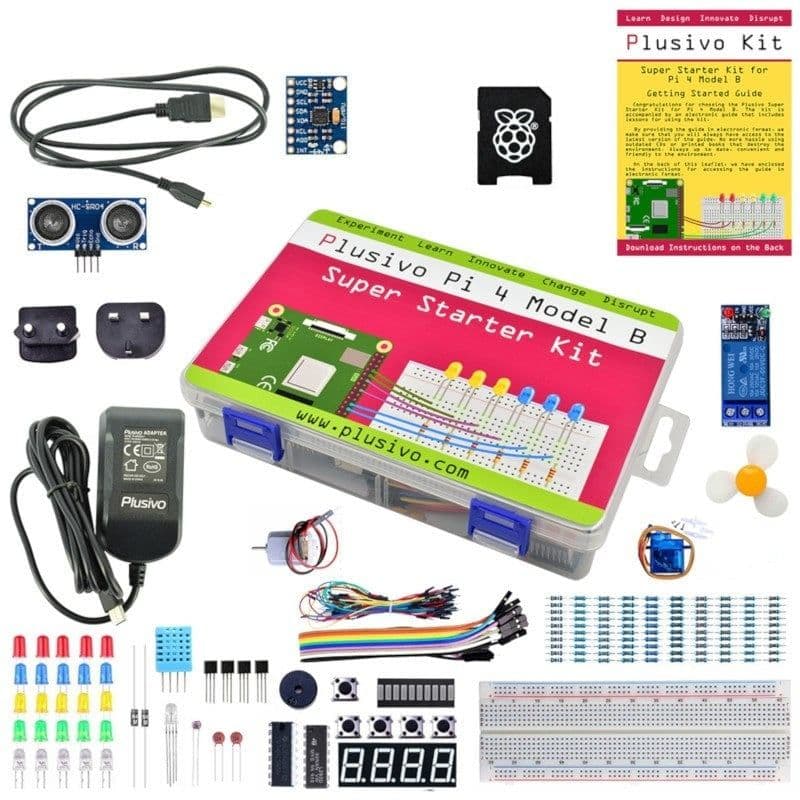 Plusivo_Pi_4_Super_Starter_Kit_without_Raspberry_Pi - View 1