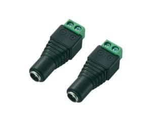 Female 2.1*5.5mm for DC Power, Jack Adapter Connector Plug For, CCTV Camera Pack of 2 - View 1