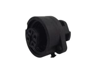C016 20G003 100 12..-Socket, Panel, Screw, 3P+E Way - View 1