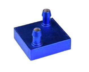 Blue CPU Graphics Card Water Cooling Head Upward Pagoda Size: 40*40MM - View 1
