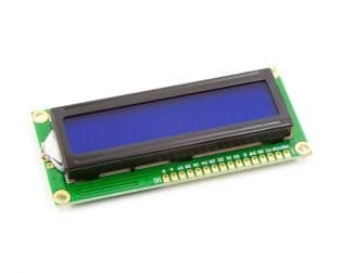 LCD1602 Parallel LCD Display with Blue Backlight - View 1