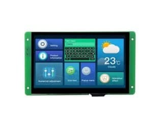 DWIN DMG80480C070_04WTC – 7 Inch HMI LCD Display Touch Panel (Commercial grade) - View 1