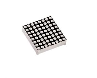 8×8 Red 64 LED Dot Matrix Display 3mm CA-2Pcs - View 1
