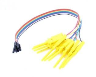 8CH Quality Test Hook Clip Logic Analyzer Test Folder for USB Saleae 24M - View 1