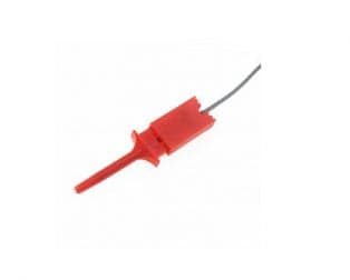 Test Hooks Clip for Logic Analyzers Red - View 1