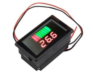 Red 84V Dual Display Automatic Identification Waterproof Voltage Meter - View 1