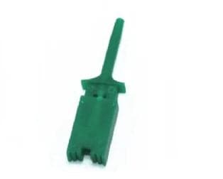 Test Hooks Clip for Logic Analyzers Green - View 1