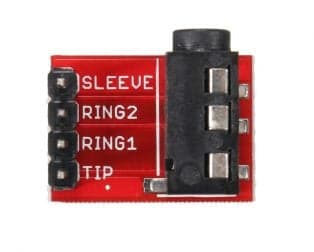 CJMCU-TRRS 3.5mm Jack AV Stereo Module - View 1