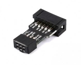 AVR ISP 10 Pin to 6 Pin Adapter Board - View 1