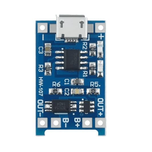 TP4056 1A Li-Ion Battery Charging Protection Module - View 1